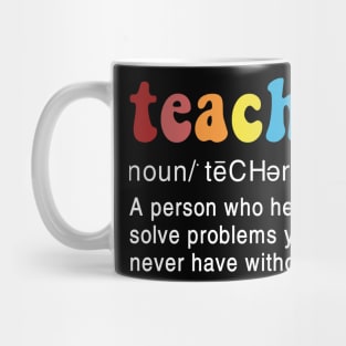 Teacher Off Duty Last Day Of School Teacher Summer T-Shirt Mug